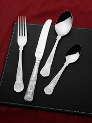 Amefa Silver Kings Cutlery 16 Piece Set - Image 1 of 4
