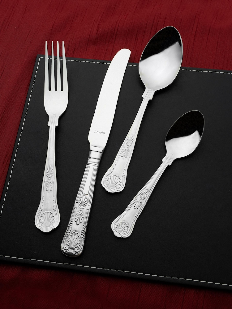 Amefa Silver Kings Cutlery 16 Piece Set - Image 1 of 4