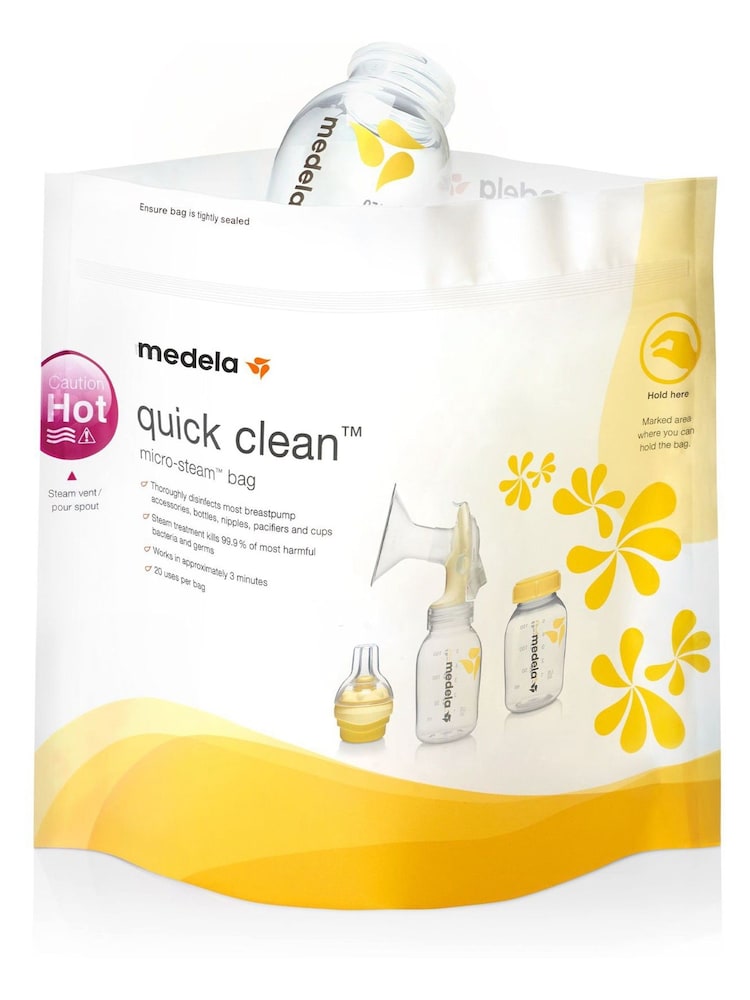 Medela 5 Pack Quick Clean Microwave Bags - Image 3 of 3
