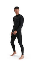 Speedo Black Zip Long Sleeve Top - Image 4 of 7