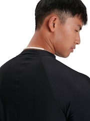 Speedo Black Zip Long Sleeve Top - Image 5 of 7