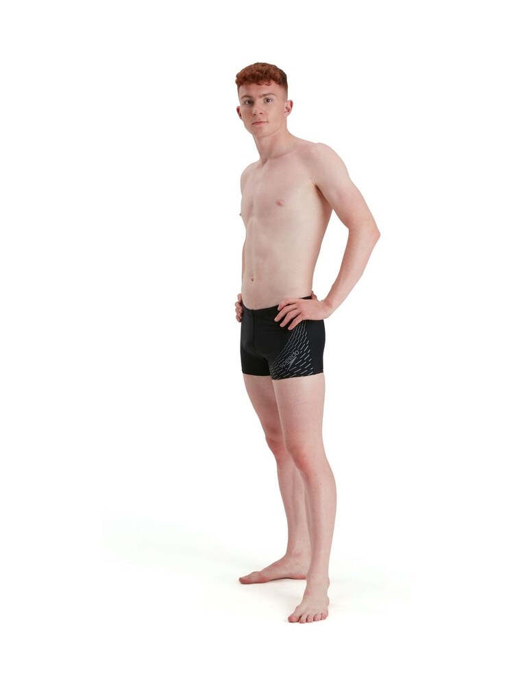 Speedo Black Medley Logo Aquashort Swim Shorts - Image 1 of 7