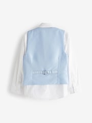 Blue Waistcoat, Shirt & Cravat Occasion Set (12mths-16yrs) - Image 2 of 2
