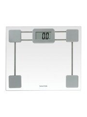 Salter Silver Toughened Glass Electronic Bathroom Scale - Image 2 of 2