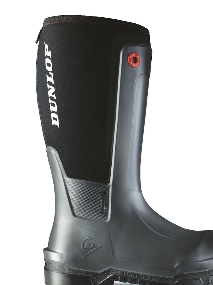 Dunlop Black Snugboot Workpro Full Safety Wellies - Image 1 of 4