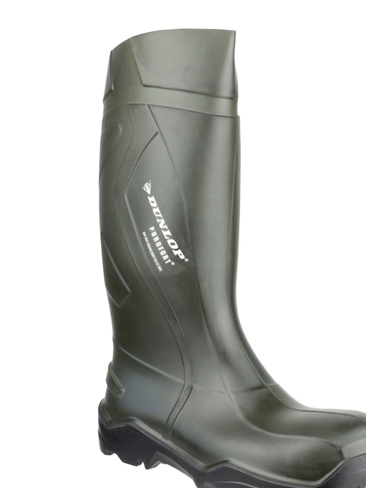 Dunlop Green Purofort+ Full Safety Wellies - Image 2 of 5