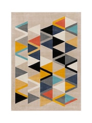 LIVABLISS Taupe City Geometric Rug - Image 6 of 6