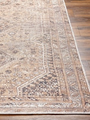 LIVABLISS Pink Amelie Vintage Traditional Washable Rug - Image 4 of 6