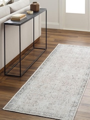 LIVABLISS Blue Amelie Vintage Traditional Washable Rug - Image 1 of 6