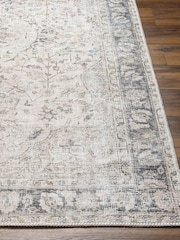LIVABLISS Blue Amelie Vintage Traditional Washable Rug - Image 3 of 6