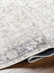 LIVABLISS Blue Amelie Vintage Traditional Washable Rug - Image 4 of 6