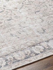 LIVABLISS Blue Amelie Vintage Traditional Washable Rug - Image 5 of 6