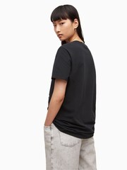 AllSaints Black Womens Day 100% Cotton T-Shirt - Image 2 of 5
