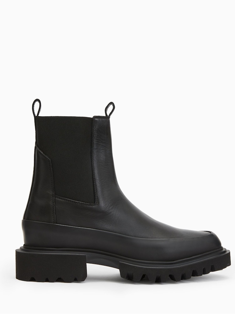 AllSaints Black Harlee Boots - Image 1 of 6