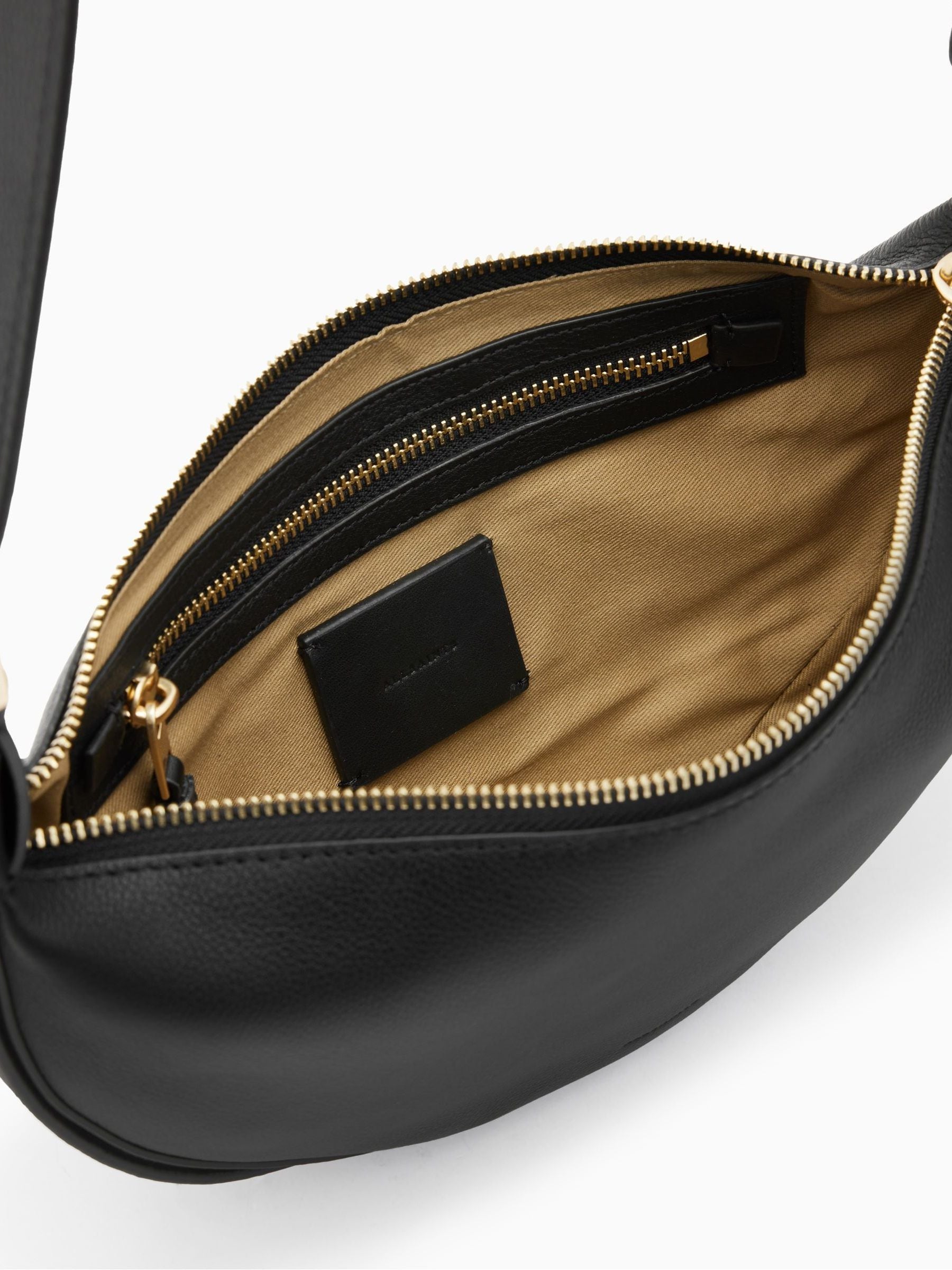 Buy AllSaints Black Half Moon Cross Body Bag from Next Ireland