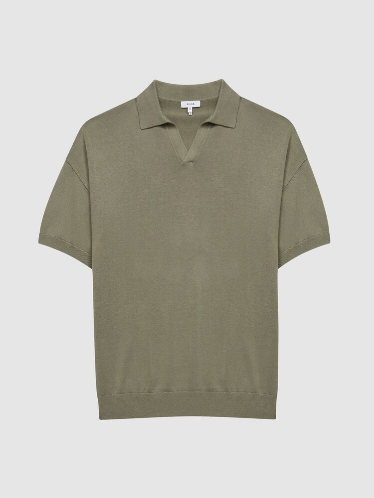 Salvia - Reiss Larks Polo de cuello abierto - Imagen 2 de 6