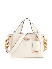 Guess Small Zed Girlfriend Carryall Cream Bag - Image 1 of 3