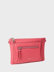 Osprey London Ruby Leather Cross-Body Clutch Bag - Image 5 of 5