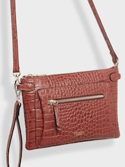 Osprey London The Ruby Leather Cross-Body Cognac Clutch - Image 2 of 6