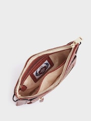 Osprey London The Ruby Leather Cross-Body Cognac Clutch - Image 3 of 6