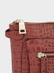 Osprey London The Ruby Leather Cross-Body Cognac Clutch - Image 4 of 6