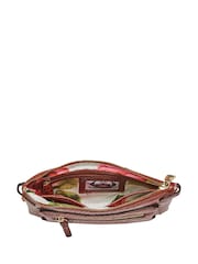 Osprey London The Ruby Leather Cross-Body Cognac Clutch - Image 5 of 6