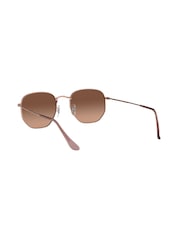 Ray-Ban Medium Hexagonal Flat Lens Sunglasses - Image 8 of 12