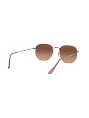 Ray-Ban Medium Hexagonal Flat Lens Sunglasses - Image 9 of 12
