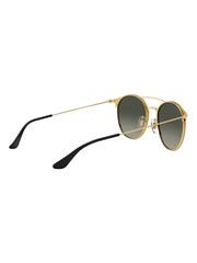 Ray-Ban Round Double Bridge Black Sunglasses - Image 10 of 12