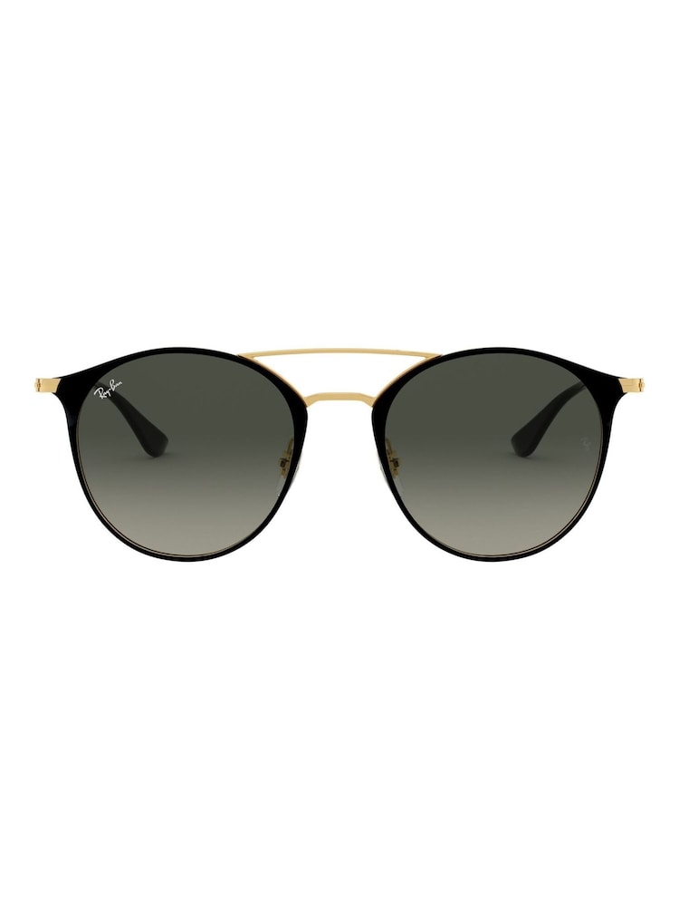 Ray-Ban Round Double Bridge Black Sunglasses - Image 2 of 12
