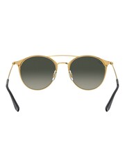 Ray-Ban Round Double Bridge Black Sunglasses - Image 4 of 12