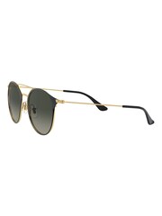 Ray-Ban Round Double Bridge Black Sunglasses - Image 5 of 12