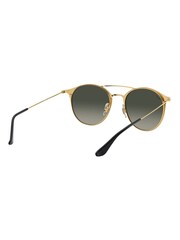 Ray-Ban Round Double Bridge Black Sunglasses - Image 9 of 12