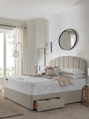 Silentnight Natural Miracoil Geltex 2 Drawer Divan Bed Set - Image 1 of 6