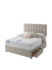 Silentnight Natural Miracoil Geltex 2 Drawer Divan Bed Set - Image 4 of 6
