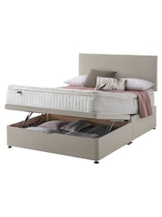 Silentnight Natural Mirapocket 1000 Geltex Pillowtop Ottoman Divan Bed Set - Image 1 of 5