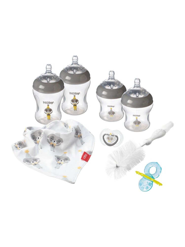 Nuby Grey Bottle Feeding Kit - Image 3 of 3 Nuby Grey Bottle Feeding Kit - Image 3 of 3