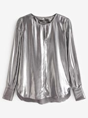 Silver Next Long Sleeve Deep Cuff Top - Image 5 of 5