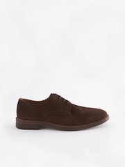Joules Suede Derby Brown Suede Derby - Image 2 of 7