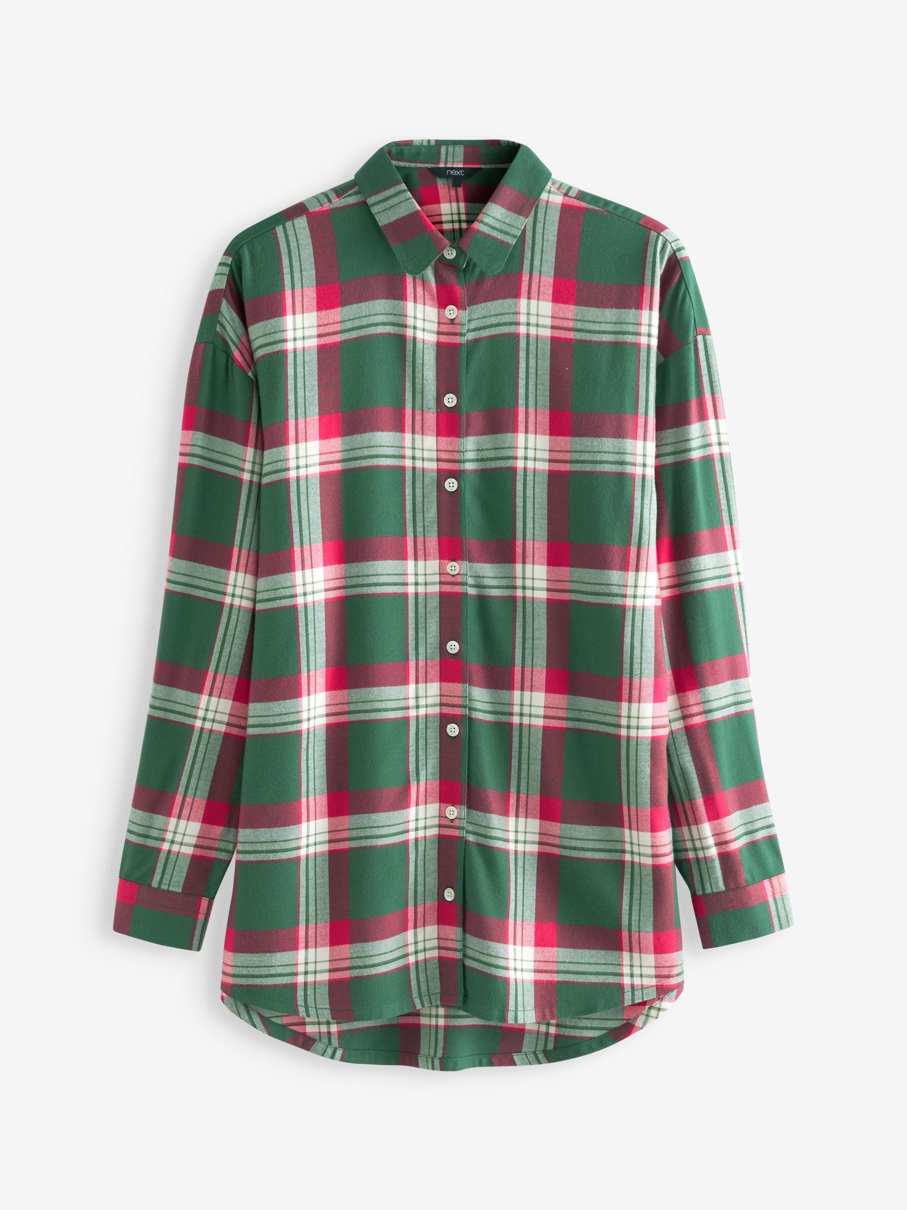 Buy Green/Pink Check Shirt from Next Luxembourg Buy Green/Pink Check Shirt from Next Luxembourg