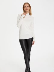 Kaffe Astrid Long Sleeve Regular Fit Roll Neck Jumper - Image 2 of 7