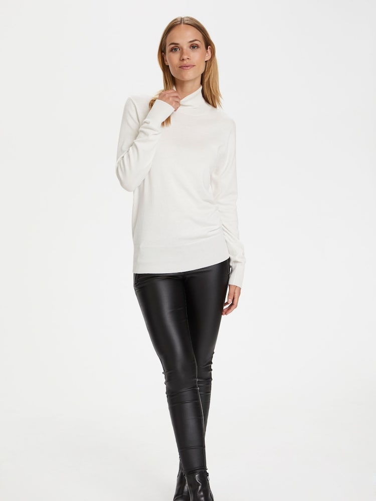 Kaffe Astrid Long Sleeve Regular Fit Roll Neck Jumper - Image 2 of 7