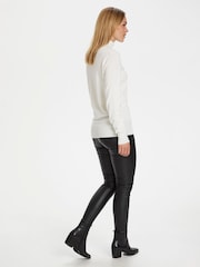 Kaffe Astrid Long Sleeve Regular Fit Roll Neck Jumper - Image 3 of 7