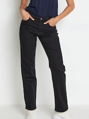 Kaffe Vicky Black Straight Leg Jeans - Image 1 of 7