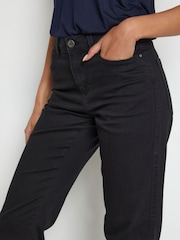 Kaffe Vicky Black Straight Leg Jeans - Image 4 of 7
