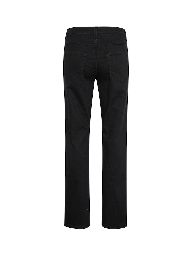Kaffe Vicky Black Straight Leg Jeans - Image 7 of 7