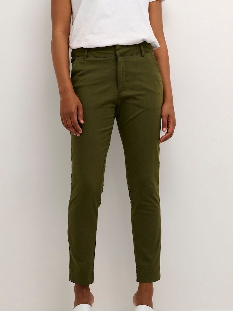 Kaffe Lea Slim Fit Chino Trousers - Image 1 of 6