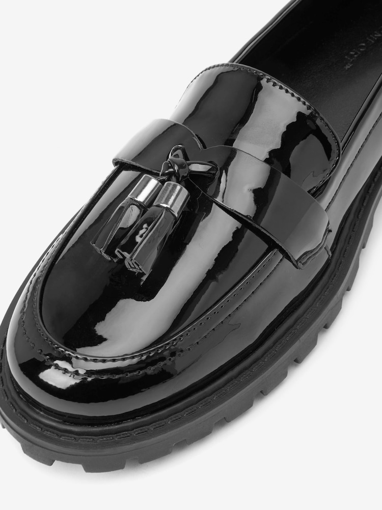 Črn patent - Mokasini z resicami in debelim podplatom Forever Comfort® - Slika 6 iz 6 Črn patent - Mokasini z resicami in debelim podplatom Forever Comfort® - Slika 6 iz 6
