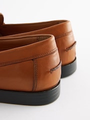 Joules Penny Loafer Tan Brown Penny Loafers - Image 5 of 7