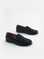 Joules Penny Loafer Navy Blue Penny Loafers - Image 1 of 8